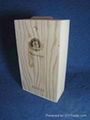 wooden wine box(2 bottles) 2