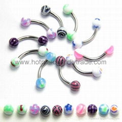 cheap basic uv piercing jewelry in stock