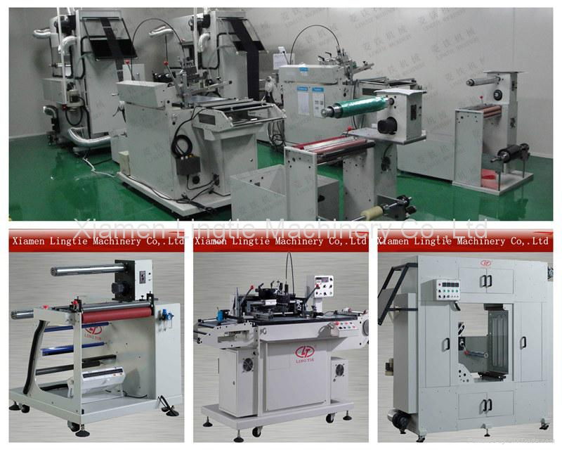 Automatic roll to roll screen printing machine