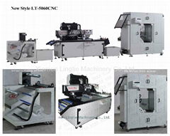 Automatic reel to reel screen printing machine