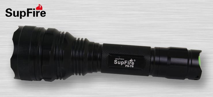 SupFire F6 aluminum alloy led flashlight 3