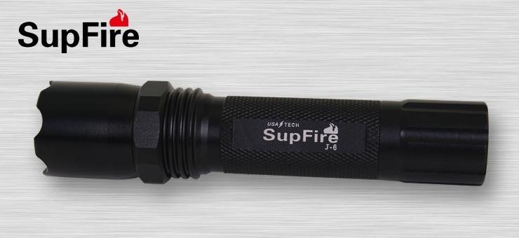SupFire J6 best tactical led flashlight 4