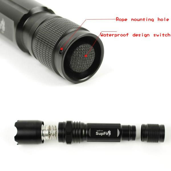 SupFire C2 Cree q5 led street lighting torch 4