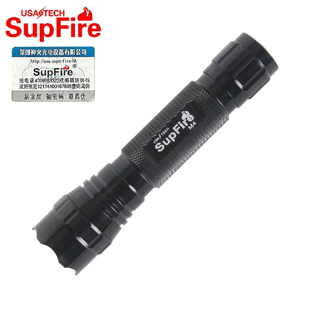 Shenzhen SupFire M4 rechargeable led torch 2