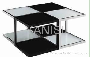 hot seller glass coffee table