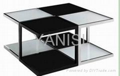 hot seller glass coffee table