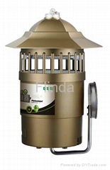 Outdoor wall UV-LED mosquito killer trap