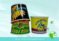 disposable paper popcorn bucket, paper fried chicken bucket 4