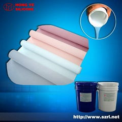 Silicone ink for textile printing 