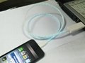 Visible LED Lightning USB Cable for iPhone 5 4