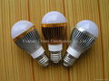 Aluminum LED Global Light Bulb 110V 3W 2