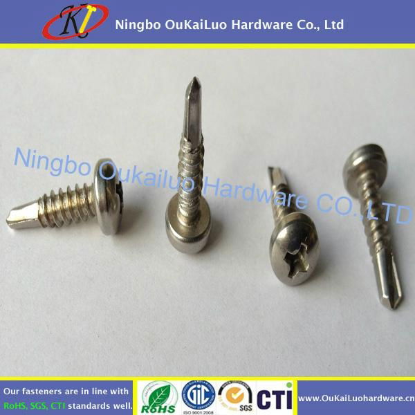 Stainless Steel Phillips Pan Head Self Drilling Screw