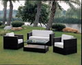 KD knock down 4pcs rattan sofa set