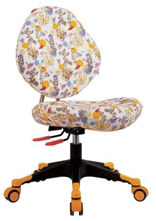 Hardwood & Fabric Swivel Chair for Student & Office (B100) 2