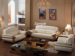 2013 Leather Living Room Sofa Set H128