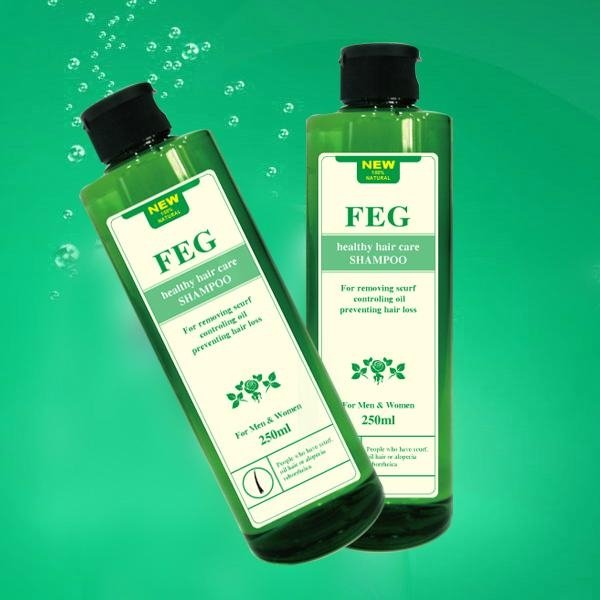 FEG shampoo for removing scurf & controling oil & preventing hair lo