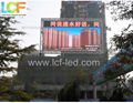 P25 outdoor full color advertising led display 25mm waterproof