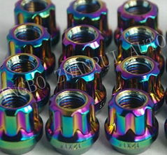 Steel alloy Short anti-theft lug nuts