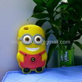 OEM 3D designed despicable me silicone mobile phone case from manufacture