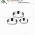 Stainless steel cake tray set