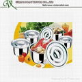 10 PCS stainless steel stock pot set