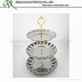 3 layer stainless steel cake tray 1