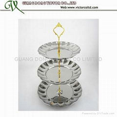 3 layer stainless steel cake tray