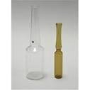   clear and amber glass ampoule