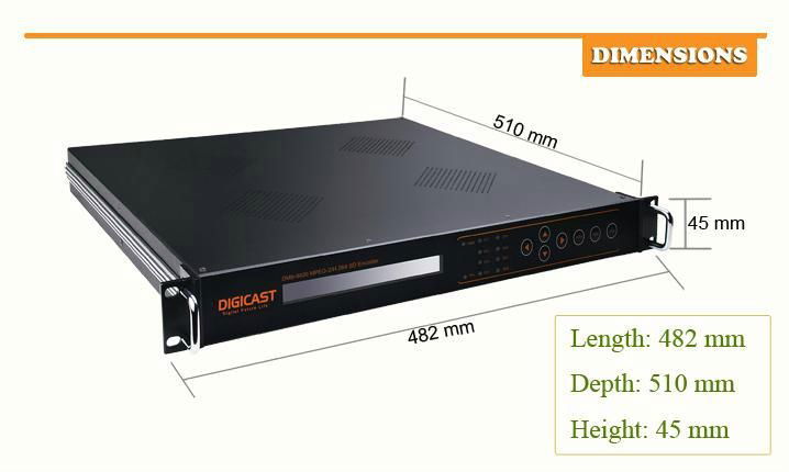  DMB-9581  H.264 HDEncoding & Modulator 