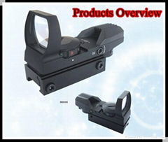  Tactical multi-reticle red and green reflex sight& scope