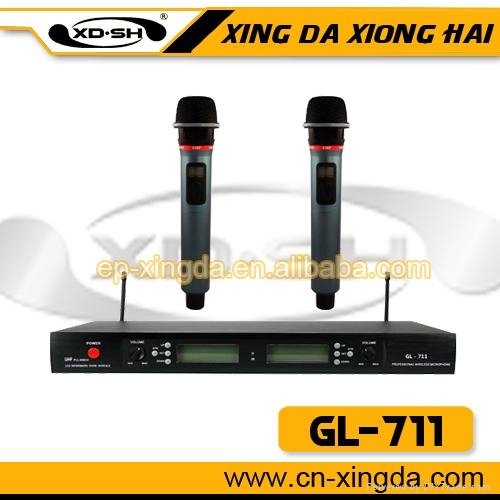 GL-711 cordless microphone system uhf