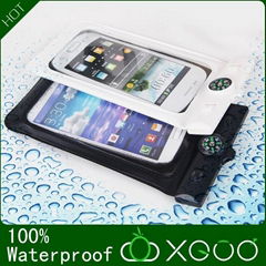 2013 Summar hot sell clear waterproof pvc case for samsung s3 s4