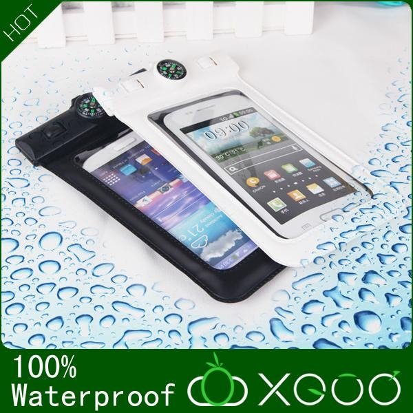 2013 Summar hot sell clear waterproof pvc case for samsung s3 s4 2
