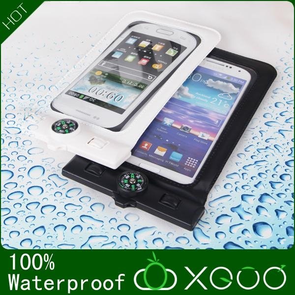 2013 Summar hot sell clear waterproof pvc case for samsung s3 s4 3