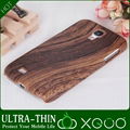 Wood Grain Ultra-thin case pouch galaxy s4 fit 3