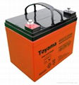 12V33AH deep cycle sealed lead acid batteries AGM  VRLA 1