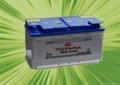 12V100AH dry charged car batteries DIN