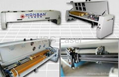 Laser Line Cutting Device on Soft Bags