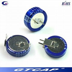 ultra capacitor 5.5V 1F buttom coin super capacitor