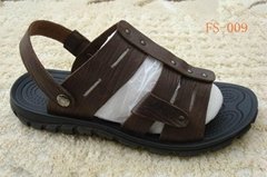 Genuine leather mens sandals sale FS-009