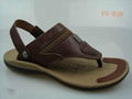 FS010 fashion and hardwearing leather sandals for men 1