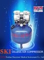  dental one for one silence oil-free air compressor 					 1