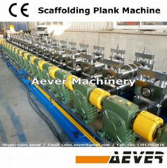 Scaffolding plank roll forming machine