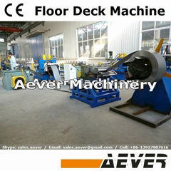 customized steel floor decking  rolling line