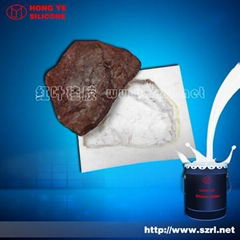 Silicone rubber for concrete molds