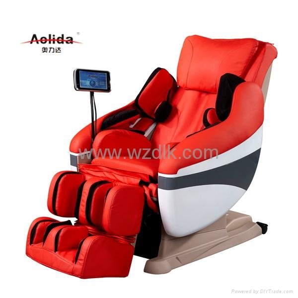 Luxury massage chair with touch screen