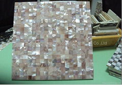 Pink Sea Shell Polished mosaic Fashion