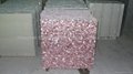 Pink Sea Shell Polished mosaic Fashion Table top countertop 4