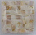 River shell mosiac tile floor tile wall tile