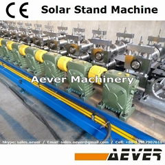 Solar bracket rollforming machine